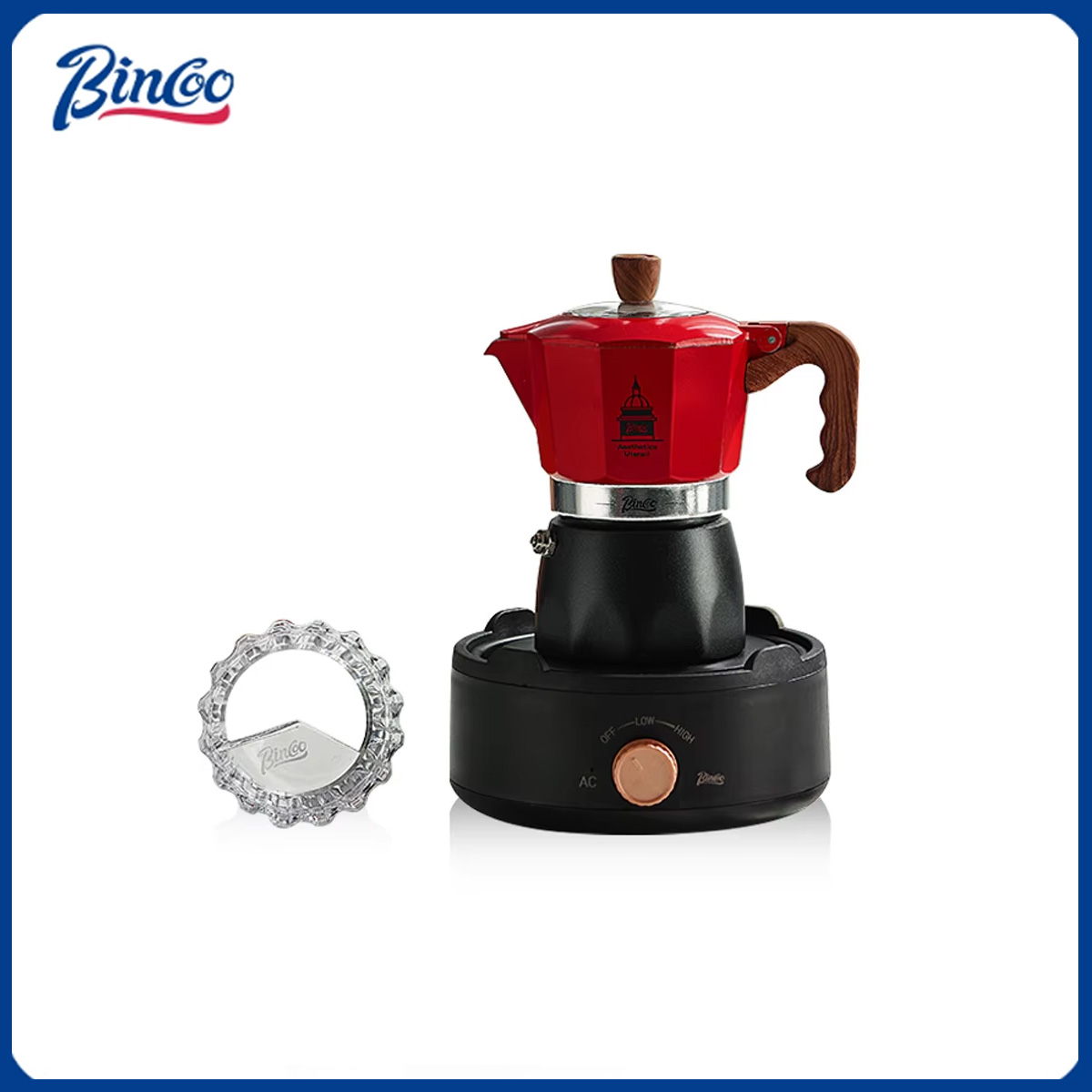 Coffee Equipment Accessories - Bincoo Double Valve Coffee Moka Pot