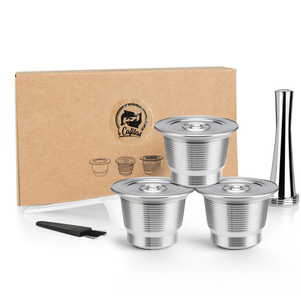 Coffee Equipment For Sale - Nespresso Reusable Coffee Capsule Stainless Steel
