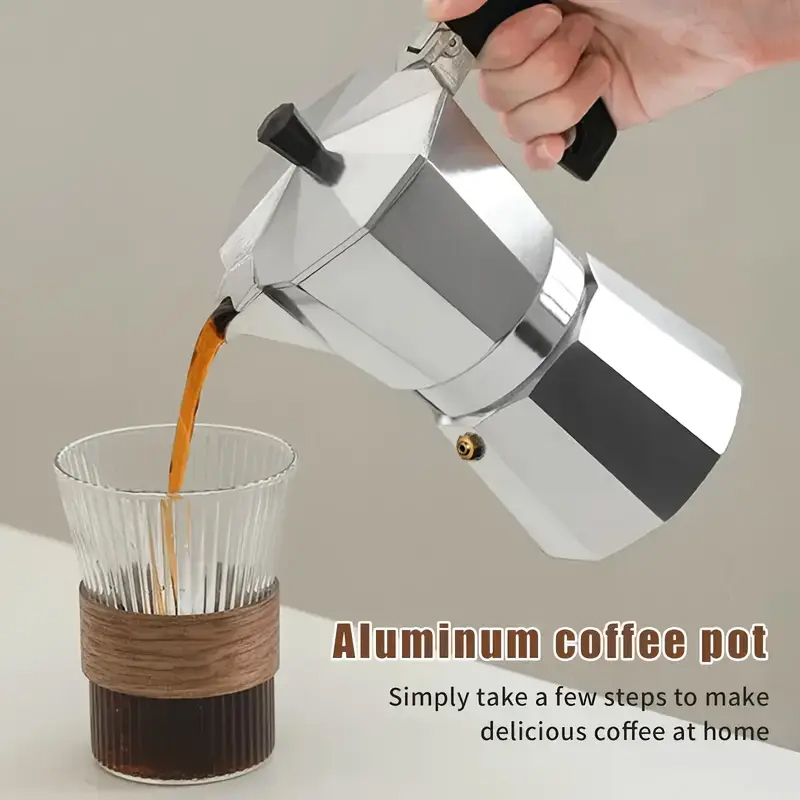 Coffee Equipment For Sale - Classic Aluminum Moka Pot 50-300ML Household