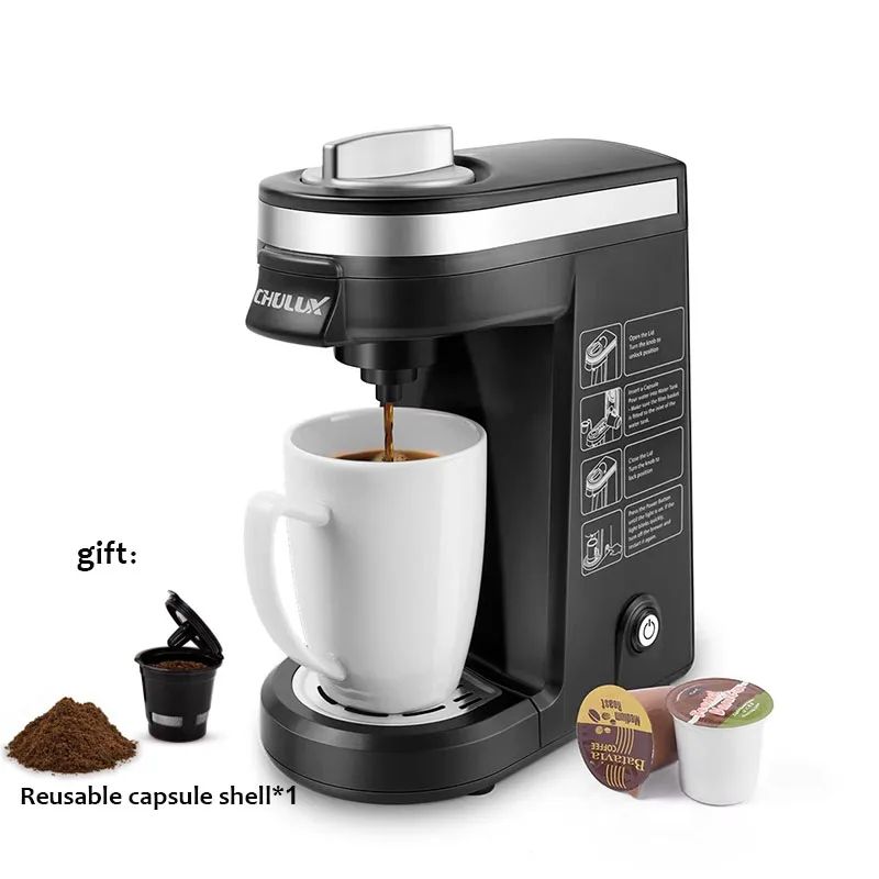 Coffee Equipment Machine - 110V/220V K-Cup Capsule Coffee Maker American
