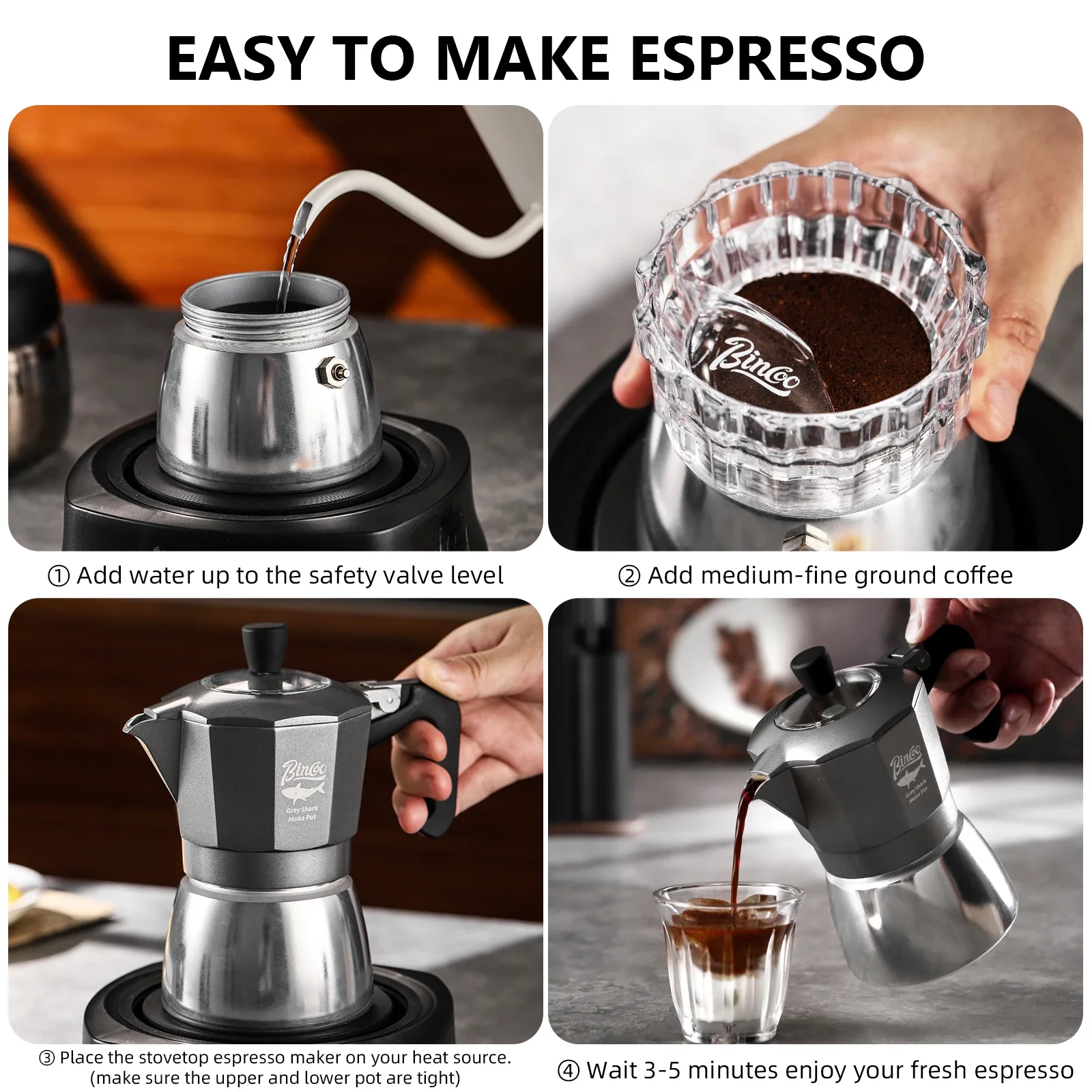 Bincoo 2 Cups Double Valve Mok - Coffee Equipment For Sale review and price