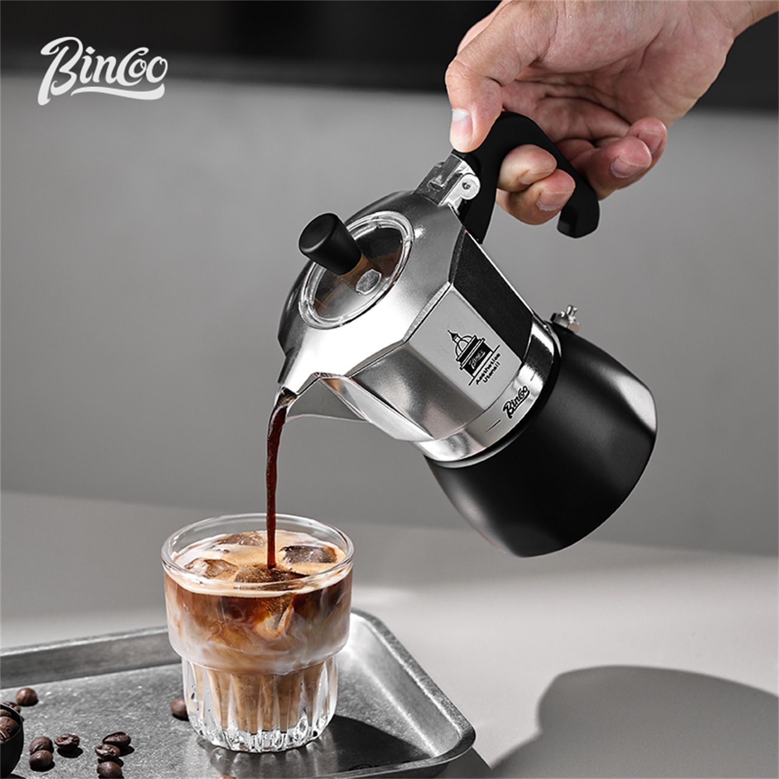 BINCOO Double Valve Moka Pot，E - Coffee Equipment For Sale review and price
