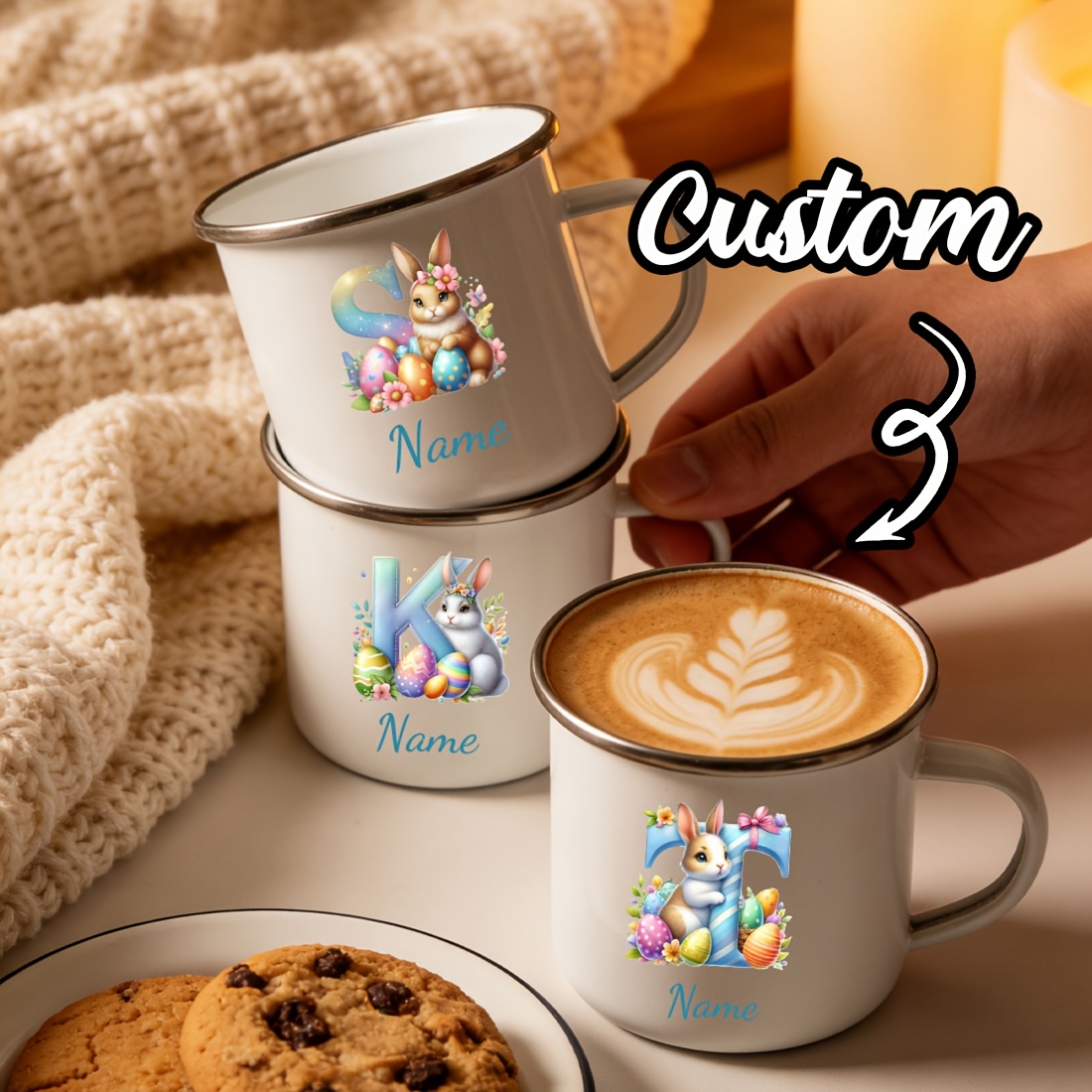 Personalized Mug Floral Initia - Coffee Equipment Gift review and price
