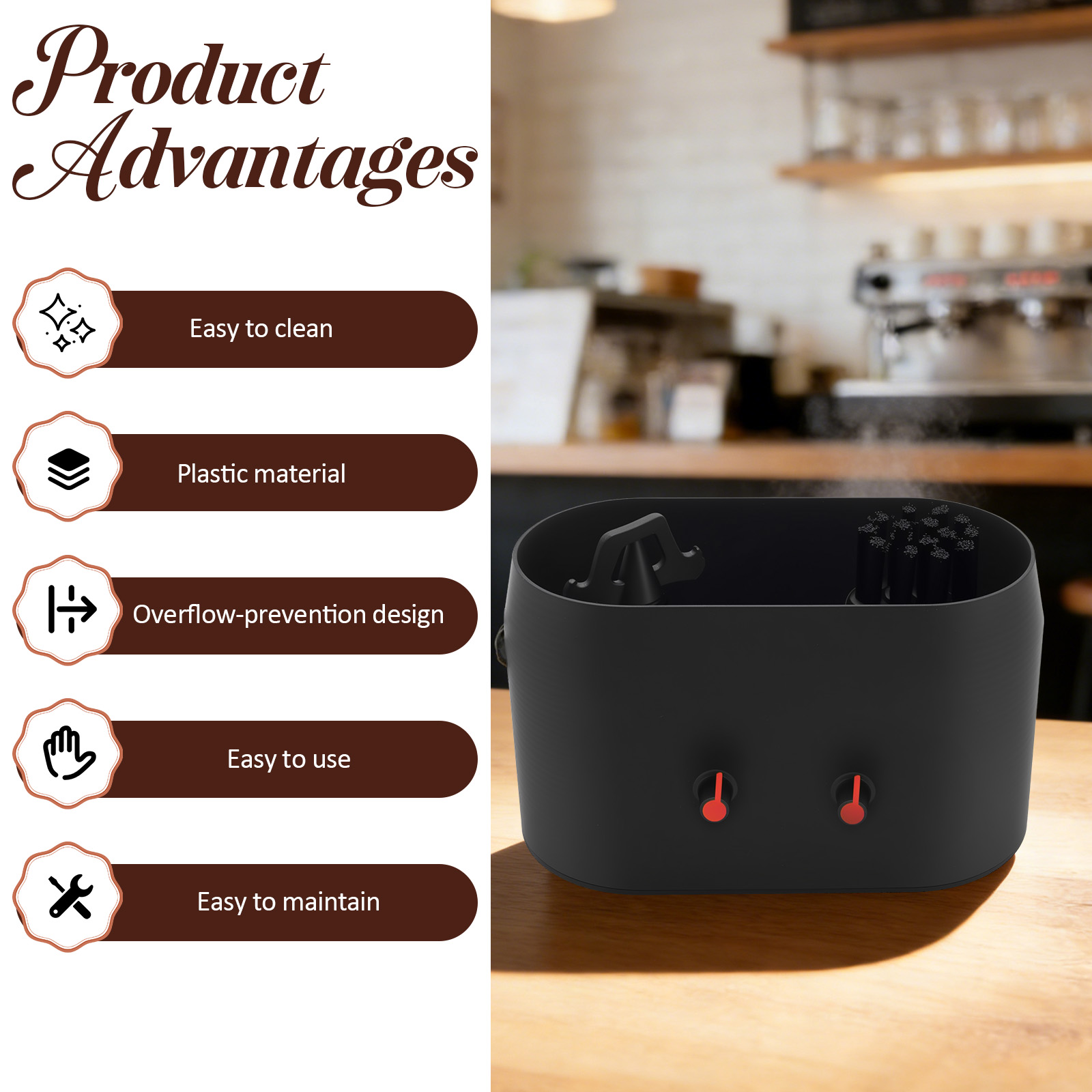 Automatic Knock Box Cleaner El - Coffee Equipment Holder review and price